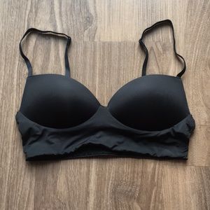 Victoria Secret Black padded demi bra